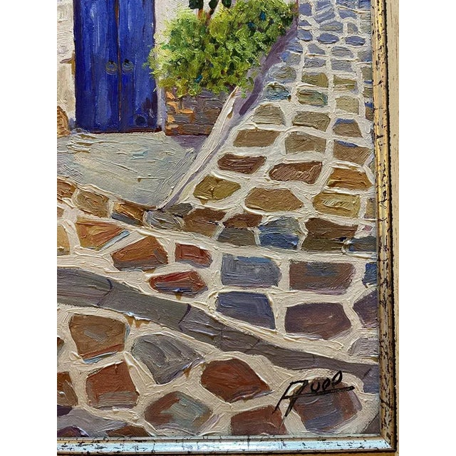 Contemporary Avel, Mykonos, 2023, Oil on Canvas, Framed For Sale - Image 3 of 7