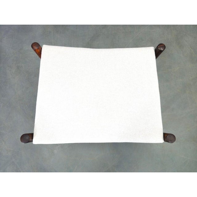 Mid-century danish ottoman produced by spottrup in the 1960s. This elegant piece exemplifies scandinavian modern...