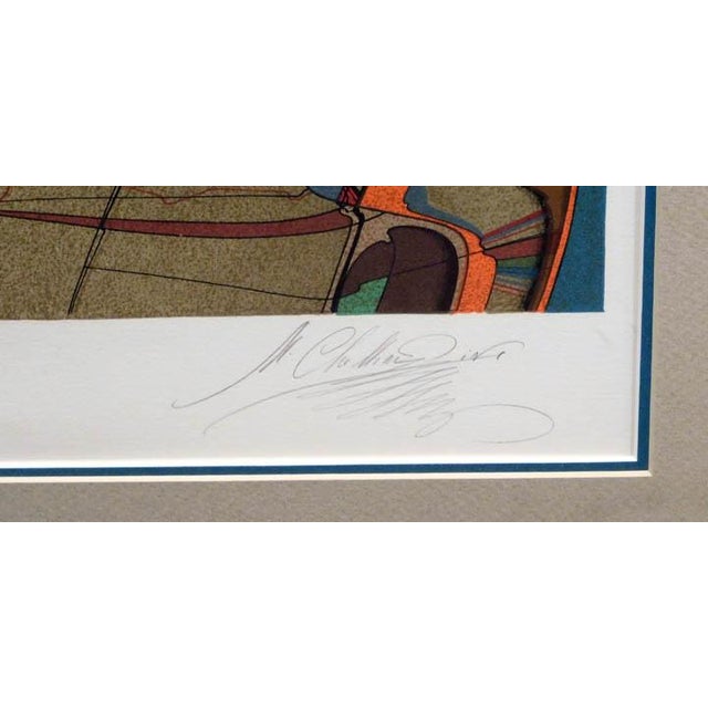 Mikail Chemiakin Carnaval Framed Hand Signed Paper Fine Art Make Offer For Sale - Image 4 of 5
