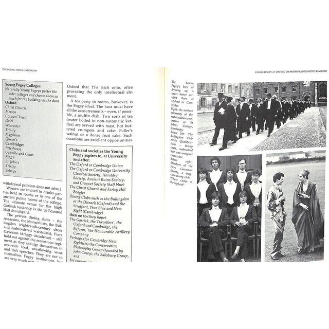 "The Young Fogey Handbook a Guide to Backward Mobility" Book 1985 Lowry, Suzanne For Sale - Image 10 of 11