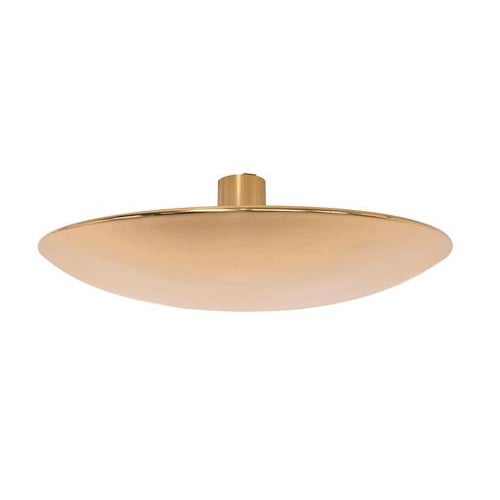 1960s Sela-Gela 40 Brass Flush Mount Light by Florian Schulz, Germany, 1960 For Sale - Image 5 of 8