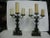 Black 19th Century Large Historic Chateau Iron Candelabra - a Pair For Sale - Image 8 of 9