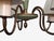 1950s Nordiska Kompaniet, Chandelier, Green Lacquered Wood, Brass For Sale - Image 9 of 13