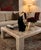 Tessellated Stone Square Coffee Table With Pink Marble Inlay in the Style of Maitland-Smith For Sale - Image 12 of 12