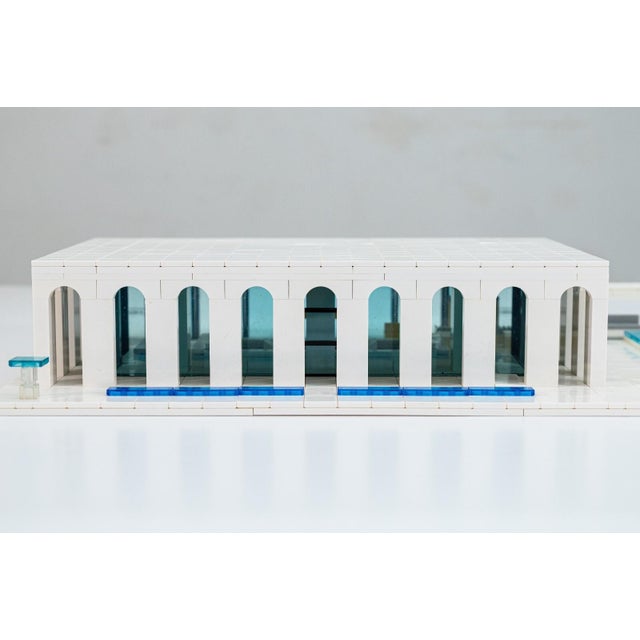 A custom made Lego model of a Yamasake-Philip Johnson house. In good vintage condition. Approximately measures 3 inches...