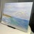 2020s Ocean Seascape Painting "Toes in the Sand" Acrylic Mixed Media on Canvas 14"x11" For Sale - Image 5 of 7
