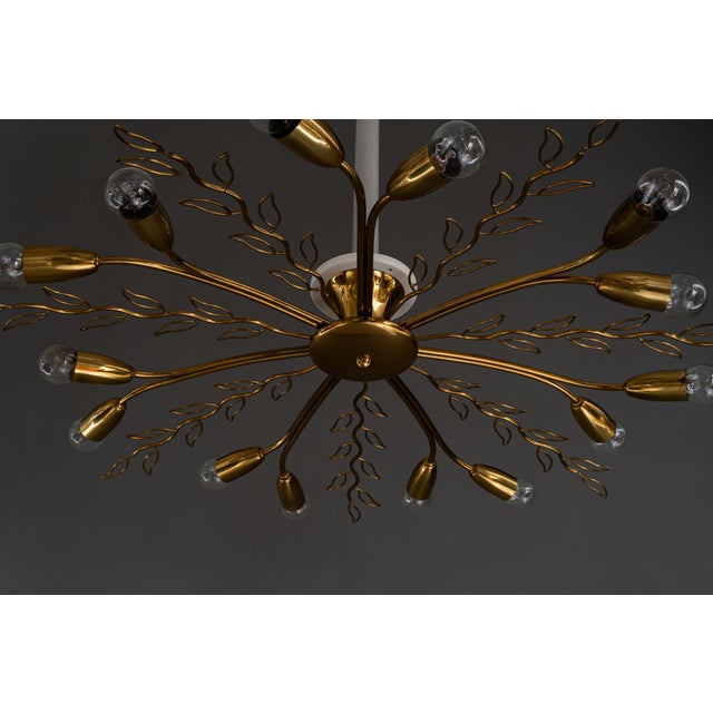 Ceiling Lamp from Rupert Nikoll, Vienna, 1960s For Sale - Image 16 of 18
