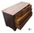 Antique Eastlake Style Walnut & Burl Wood Travertine Marble Top Chest of Drawers For Sale - Image 9 of 12