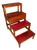 Flip-Top English Library Steps or Flat-Top Side Table, Late 20th Century For Sale