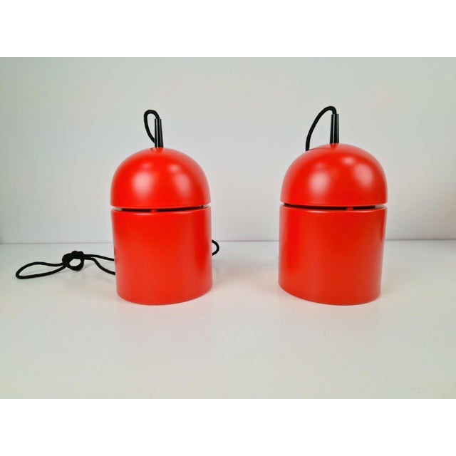 Vintage Uni Pendant Lamps by Vagn Dyring for Nordisk Solar, 1970s, Set of 3 For Sale - Image 10 of 14
