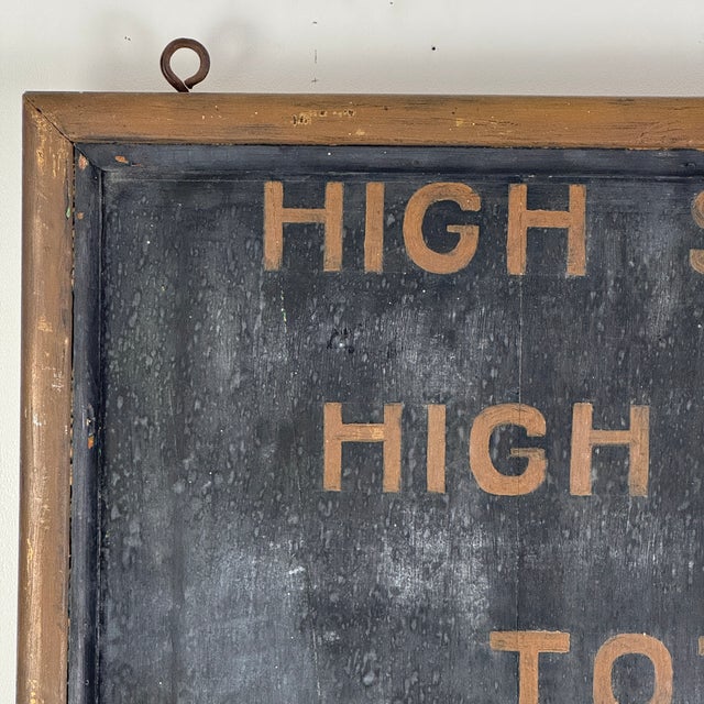 Early 20th Century Primitive Early 20th Century American Bowling Score Board With Labels in Wood Frame For Sale - Image 5 of 10