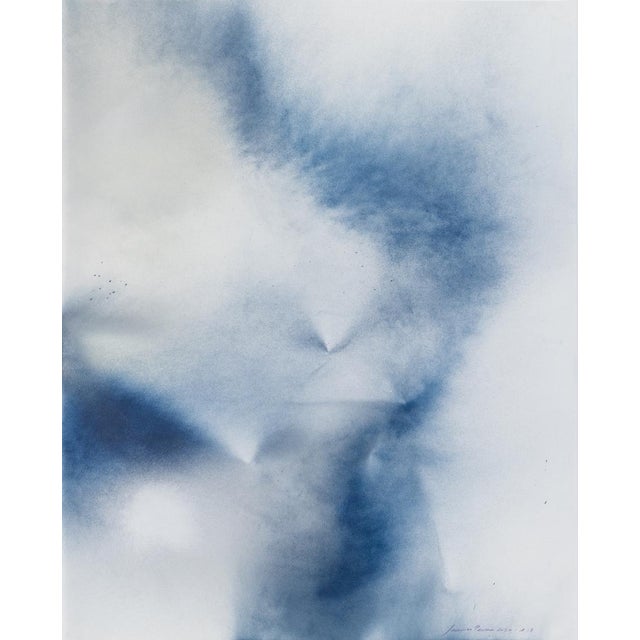 Jaanika Peerna Contemporary Abstract Pigment and Air on Mylar "Hunch 13" by Jaanika Peerna For Sale - Image 4 of 4