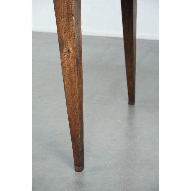 Antique Farmhouse English Oak Dining Table with Extensions For Sale - Image 12 of 13
