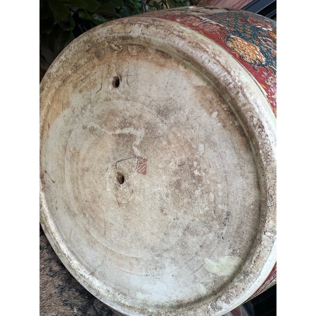 This large and visually captivating Chinese famille rose porcelain fishbowl planter features a beautifully hand-painted...