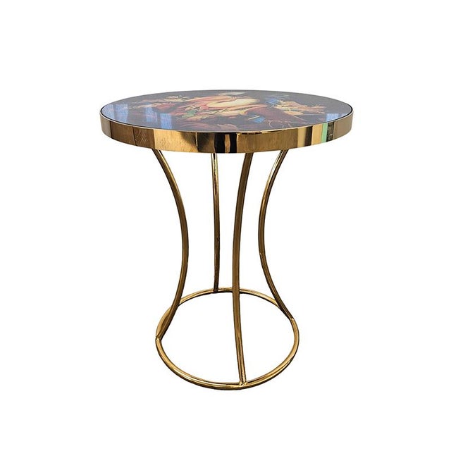 1980s Glass and Brass Coffee Table, 1980s For Sale - Image 5 of 5