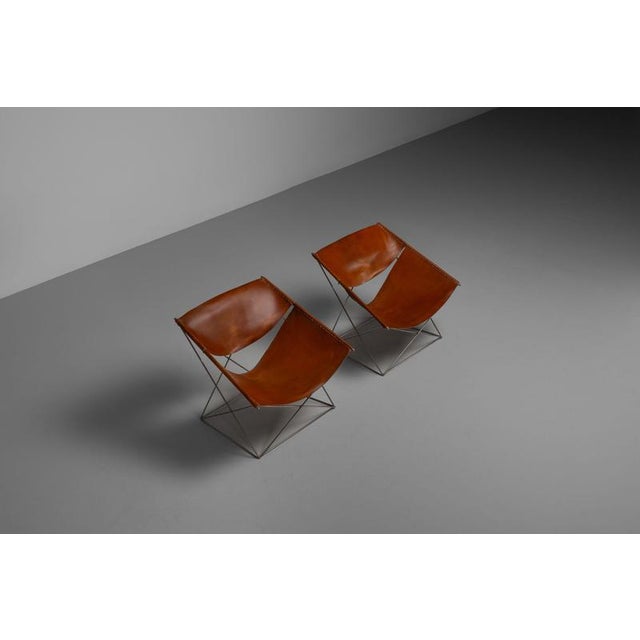 Metal Set of F675 Butterfly Chairs by Pierre Paulin for Artifort, Netherlands, 1963 For Sale - Image 7 of 18