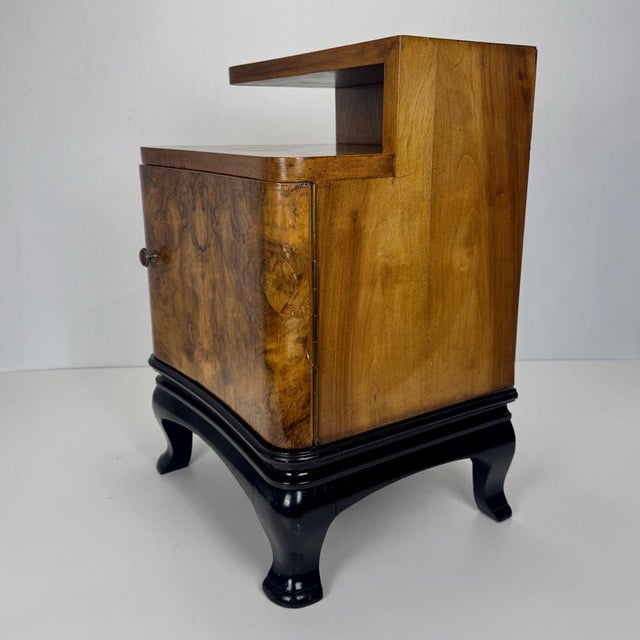 Art Deco Nightstand, 1950s For Sale - Image 3 of 10