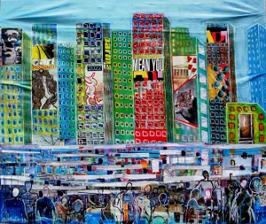 Giuseppe Zumbolo, The Flooded City, Mixed Media, 2022