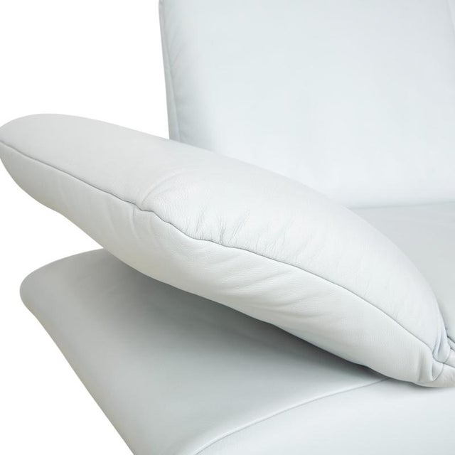 Rossini 2-Seater Sofa and Armchair in Light Blue Fabric from Koinor, Set of 2 For Sale - Image 9 of 18