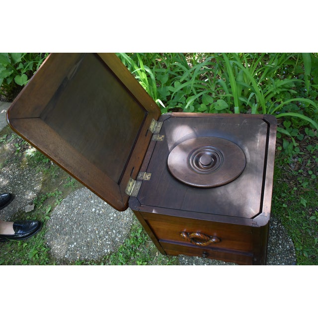 English 19th Century English Mahogany Commode For Sale - Image 3 of 6