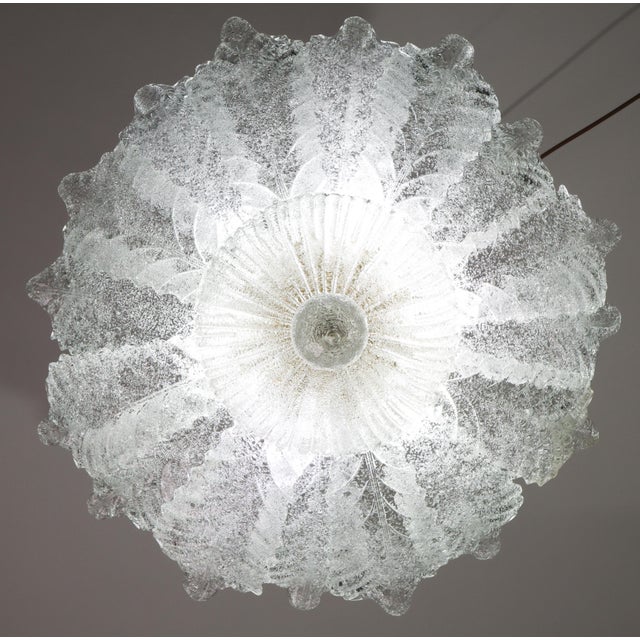 1970s Turin, Italian Murano Glass Ceiling Light or Flush Mount For Sale - Image 13 of 13