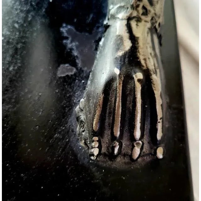 Black Cheetah Sculpture For Sale - Image 8 of 8