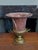 Carved Rosso Di Verona Marble Stone and Bronze Medici Urn Style Neo-Classical Campana Form Vase For Sale - Image 14 of 14