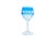 1980s Italian Colored Cut Crystal Liqueur Glasses from Artigianato Italiano, 1980s, Set of 6 For Sale - Image 5 of 12