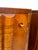 Art Deco Nightstands in Walnut Root Veneer with Conical Columns, 1930s, Set of 2 For Sale - Image 6 of 14