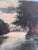 Vintage Original Riverside Cottage Print, Signed Landscape Art, 1970s For Sale - Image 4 of 14