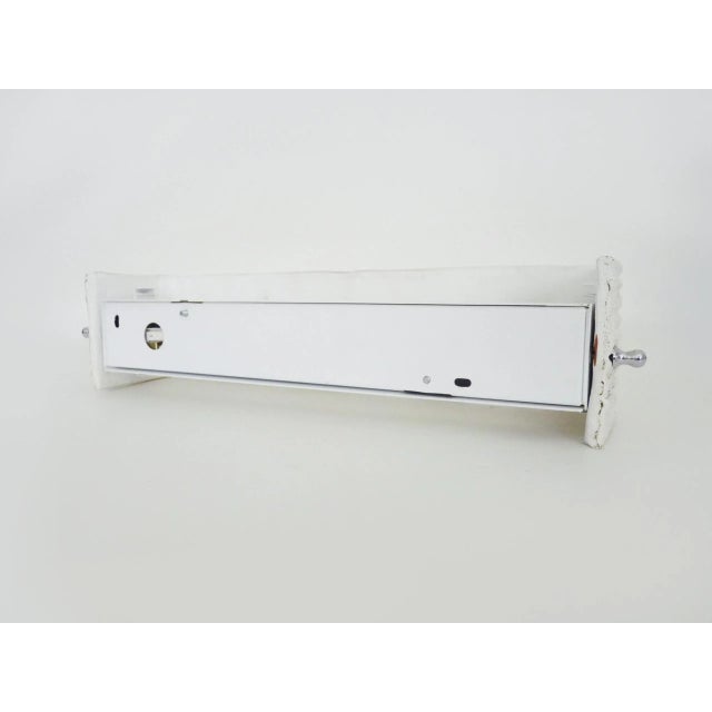 White Large Minimalist Terracotta Wall Light from Toscot, Italy For Sale - Image 8 of 9