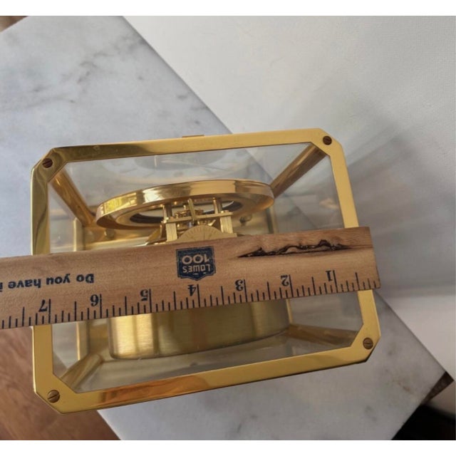 Gold Jaeger Lecoultre Atmos Clock 538194 For Sale - Image 8 of 13