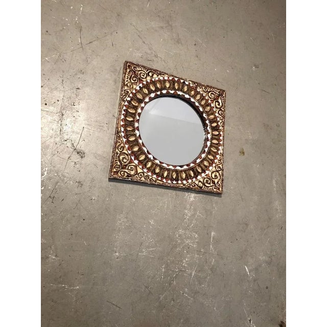 Modern Sun Wall Mirror by Roland Zobel, 1970s For Sale - Image 3 of 5