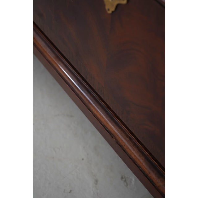 Century Large Mahogany Banded Chest on Chest For Sale - Image 14 of 16