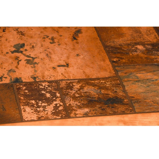Early 20th Century Paul Kingma Style Brutalist Coffee Table Slate Craft South Africa For Sale - Image 11 of 12