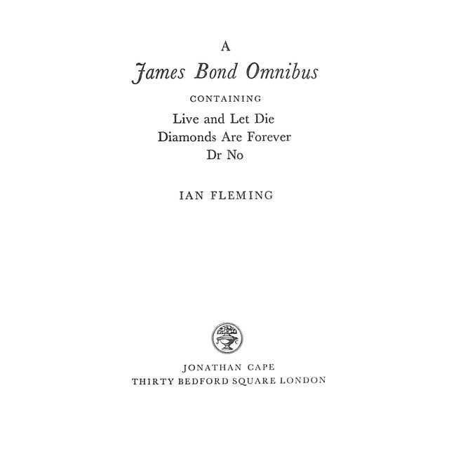 Traditional "A James Bond Omnibus" 1973 Fleming, Ian For Sale - Image 3 of 4