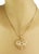 This authentic Filigree Puff Heart 14k Yellow Gold Pendant with Long Chain Necklace is a beautiful vintage estate piece...