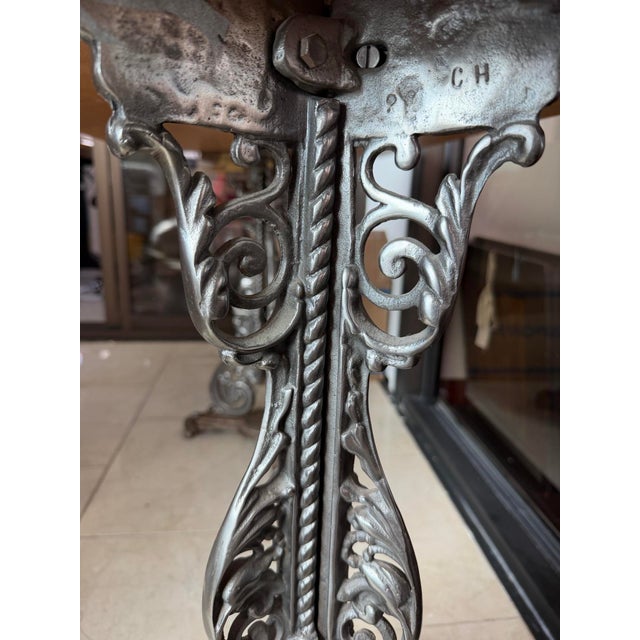 1990s French Belle Époque Bistro Table For Sale - Image 4 of 4
