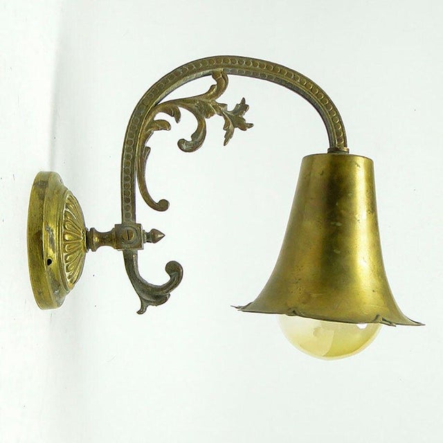Art Nouveau Wall Lamp, 1900s For Sale - Image 10 of 15
