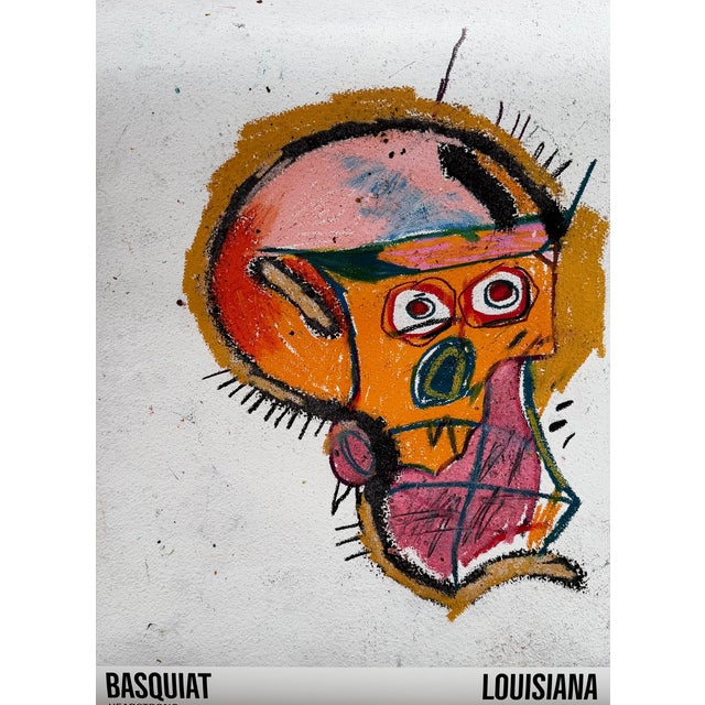 Poster published by the Louisiana Museum of Modern Art in connection with the exhibition Basquiat – Headstrong, the first...