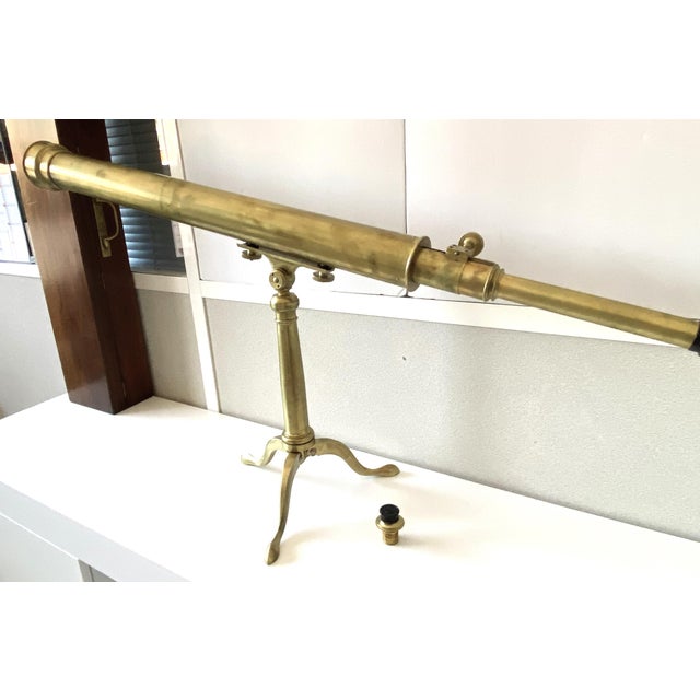 Antique Astronomical Celestial Telescope, France, 1890s For Sale - Image 10 of 18