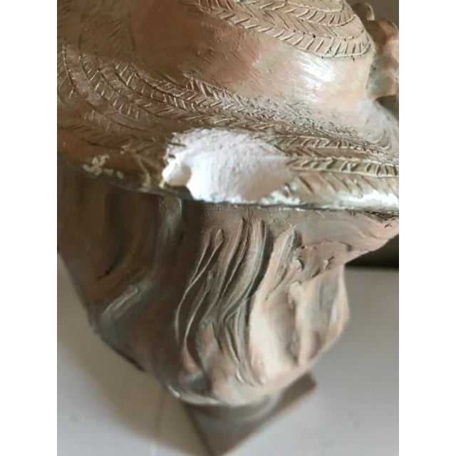 Tan 1991 Alva Studio Victorian Woman Sculpture For Sale - Image 8 of 13