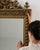 19th Century French Napoleon III Style Glitwood Wooden Wall Mirror France 19th Century For Sale - Image 9 of 10