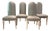 Declan Dining Chair by Baker Luxe Furniture Collection, Set of 4 For Sale