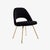 Gold Saarinen Executive Armless Chairs in Noir Velvet, Gold Edition For Sale - Image 8 of 8