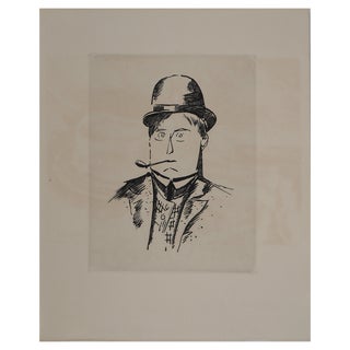 Maurice De Vlaminck, Self-Portrait, 1908, Original Engraving For Sale