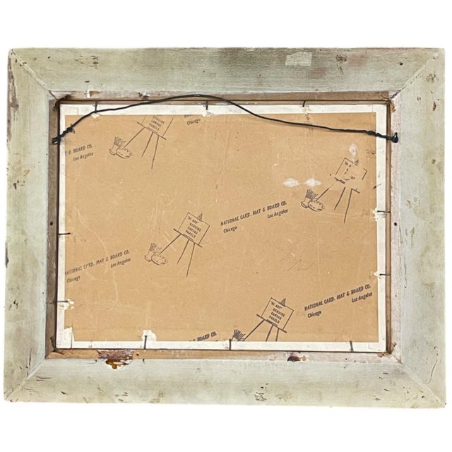 An Oil on Board Still-Life Painting Set in a Ornate Frame by Marjorie Martin For Sale In Los Angeles - Image 6 of 6