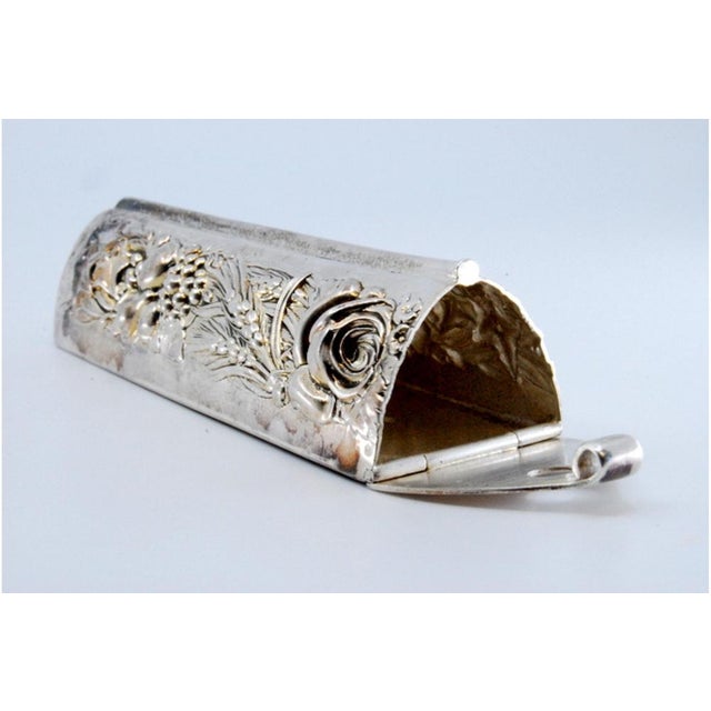 Silver Toothpick Holder For Sale - Image 4 of 10
