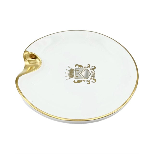 Ceramic Vintage the Carlyle Hotel Nyc Porcelain Ashtray Dish For Sale - Image 7 of 10