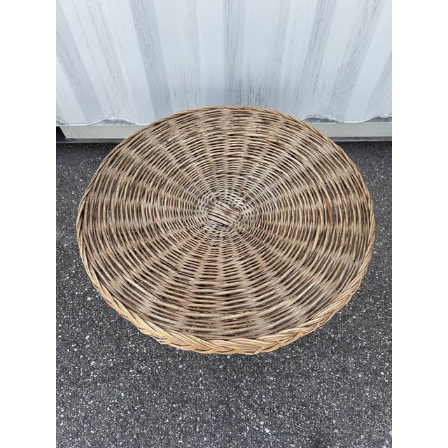Wicker Living Room Set, 1970s, Set of 4 For Sale - Image 4 of 17
